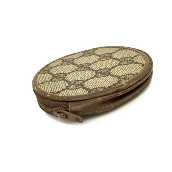 OLD GUCCI GG Logo PVC Coin Purse Wallet authentic - Picture 2 of 8